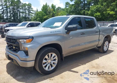 2025 Chevrolet Silverado 1500 2Wd Short Bed Custom из США, поврежденный, VIN 1GCPABEK7SZ178715